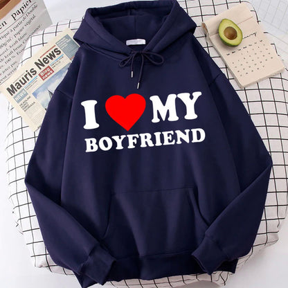 I Love My Boyfriend Girlfriend Hoodie