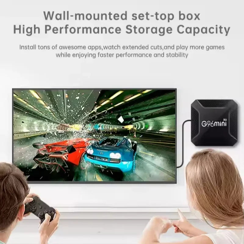 G96 Mini 5G RK3228 8K HD Android 13 Smart TV Box with 4GB RAM 64GB Storage WiFi 5GHz Set Top TV BOX Streaming Media Player