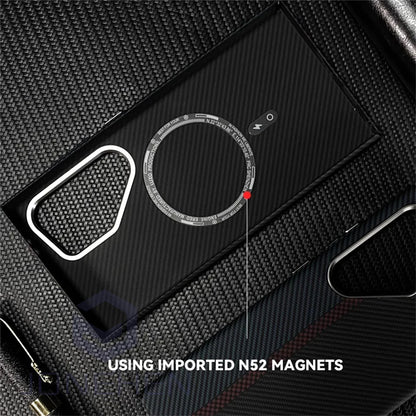 Mganetic Cloud Patterned Slim Case For Samsung Galaxy S24 Ultra S23 Plus Luxury Matte Karbon Hard Cover For Magsafe Metal Lens