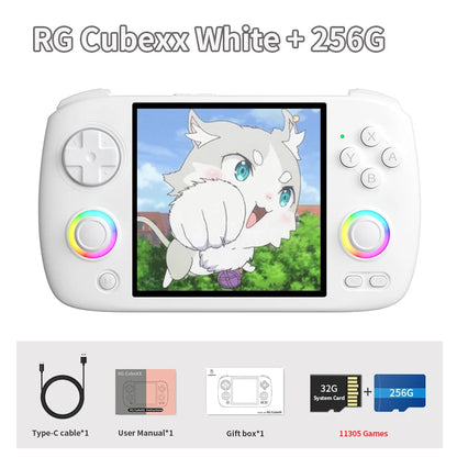 ANBERNIC RG CubeXX Retro Handheld Games Console Linux RGB Joystick Video Gaming Player Supports WIFI Bluetooth HD TV Connection